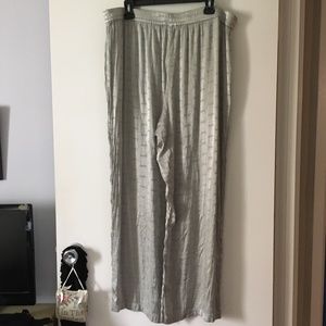 SKIMS Logo Print Jacquard Satin Pull On Sleep Pants 2X